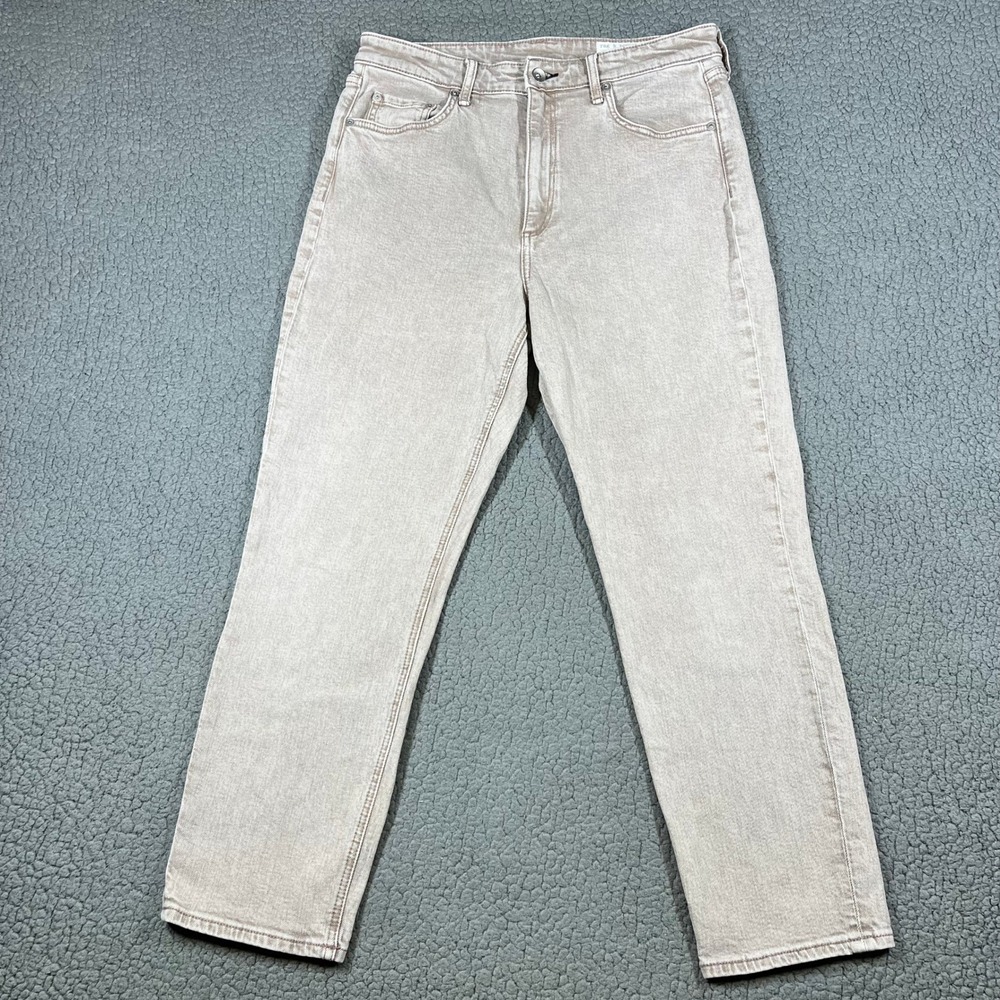 Rag & Bone Jeans Women 31 Nina High-Rise Ankle Cigarette Rose Glitz Pink